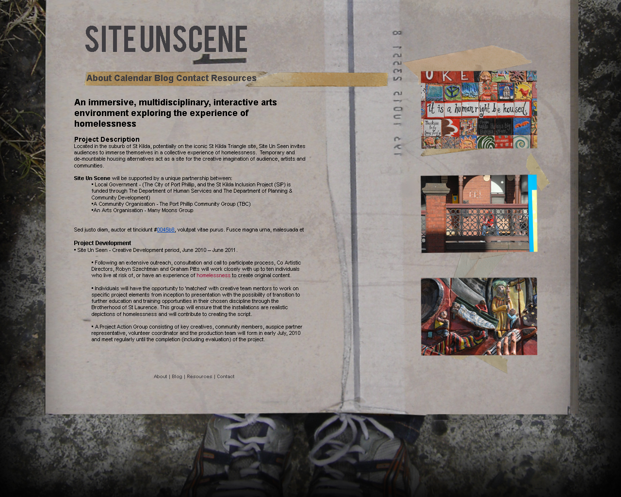 Site Unscene - Proposal